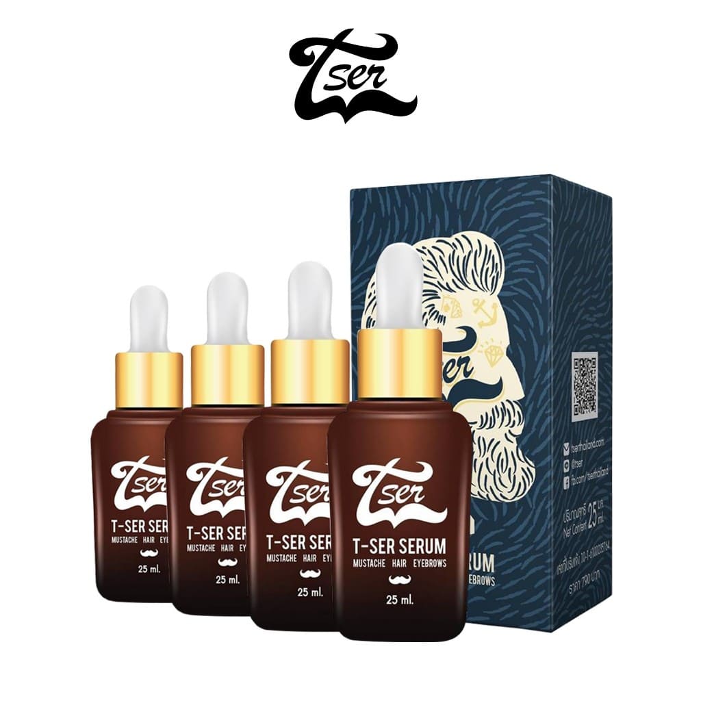 T-Ser ยาปลูกผมสูตรน้ำยา เซรั่มสารสกัดธรรมชาติ กระตุ้นเห็นผลได้เร็ว ผมดกดำสวยทุกเส้น
